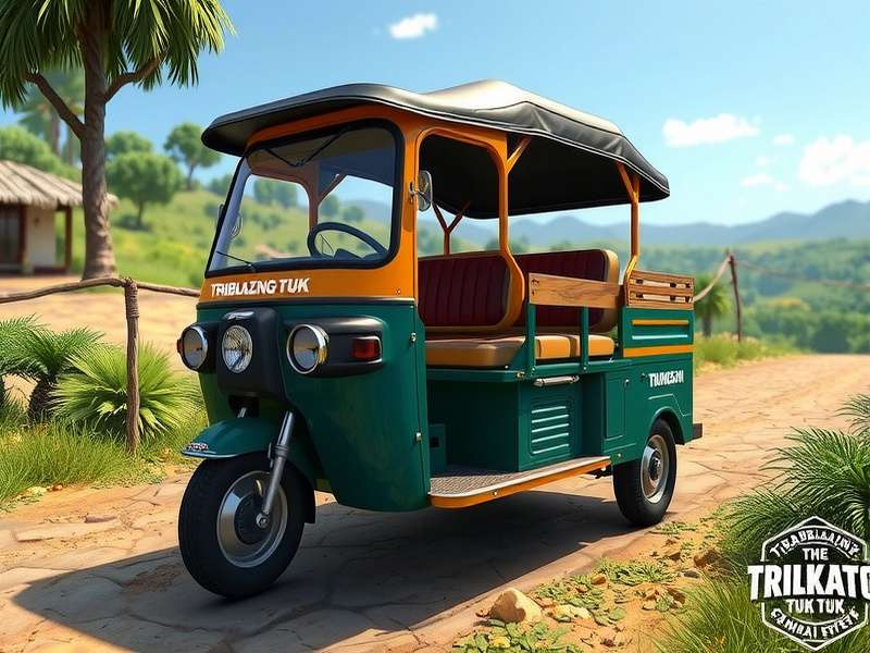Trailblazing Tuk Tuk customization options