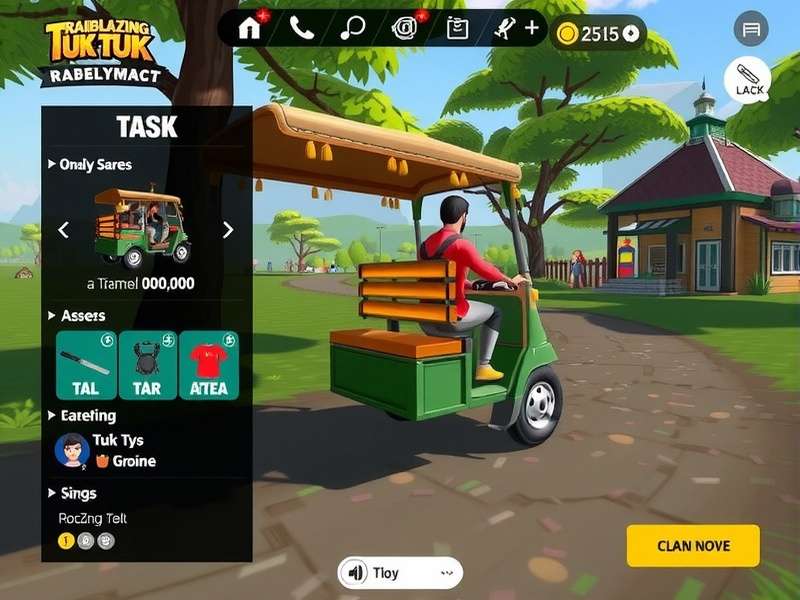 Trailblazing Tuk Tuk gameplay screenshot